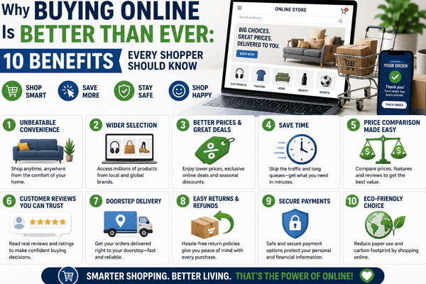 Why Buying Online Is Better Than Ever: 10 Benefits Every Shopper Should Know